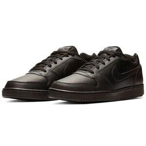 Nike Mens Ebernon Low AQ1775-003 Black Casual Lace Up Shoes Sneakers Size 11.5
